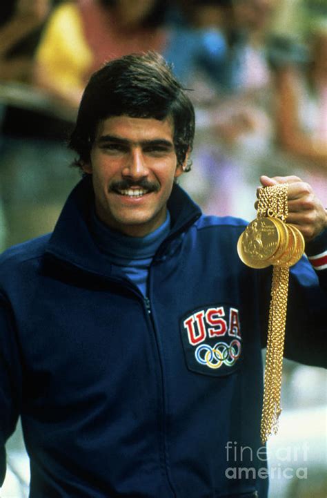 Mark Spitz Holding Five Gold Medals Photograph by Bettmann - Fine Art America