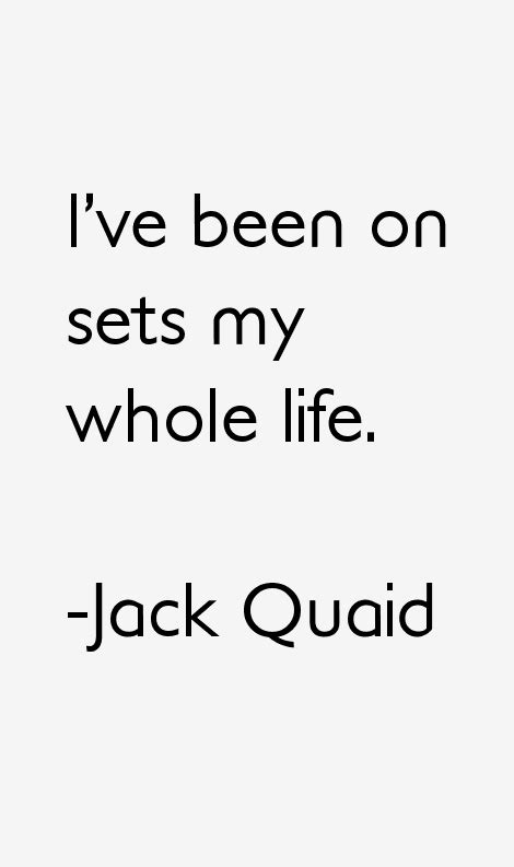 Jack Quaid Quotes & Sayings