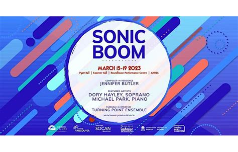 Sonic Boom Festival at the ANNEX - Vancouver Civic Theatres