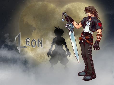 Leon, Kingdom Hearts by Kristha on DeviantArt