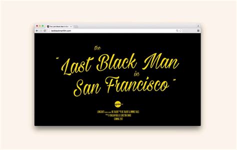 The Last Black Man in San Francisco :: Behance