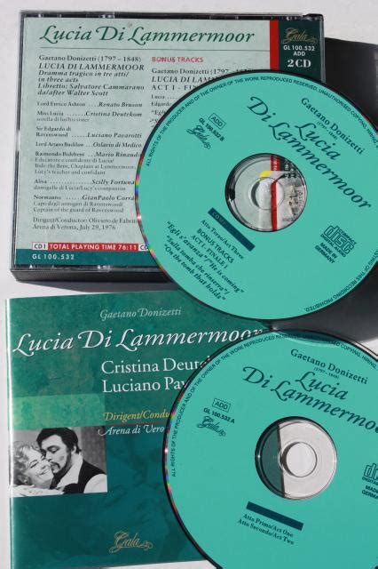 classical opera CDs collection, lot Donizetti bel canto complete operas