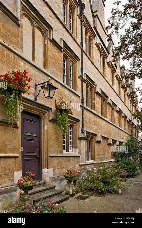 Fellows Library a medieval library at Jesus College Oxford Stock Photo - Alamy