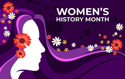 Women Historical Month with Purple Background | Historical women, Purple backgrounds, Womens ...