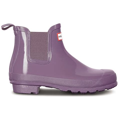 Womens Hunter Original Chelsea Gloss Wellies Snow Galoshes Rain Boots ...