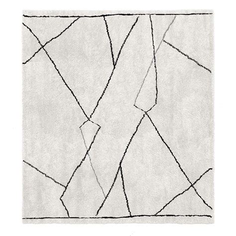 Modern Bagnolo in Piano white from the By Second Studio Designer Rugs collection at Modern Area Rugs