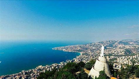 The best view of all from Harissa, near Beirut Harissa, Beirut, Where The Heart Is, Lebanon ...
