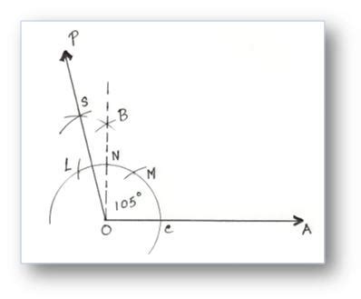 Construction of Angles by using Compass, Construction of Angles