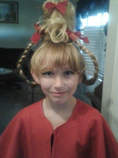 Cindy Lou Who Hair. | Cindy lou who hair, Whoville hair, Cindy lou hair