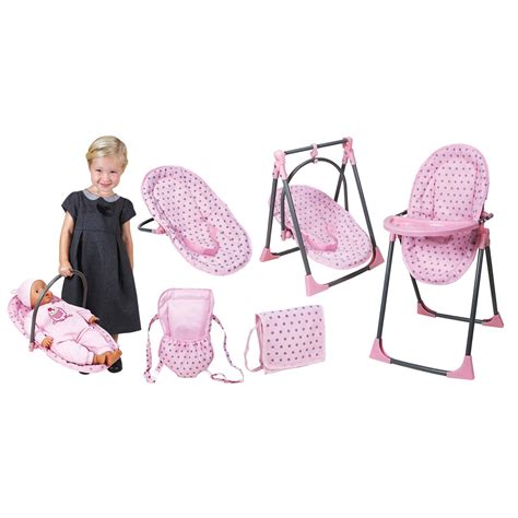 Lissi Baby Doll 6-in-1 Convertible Highchair Play Set | Baby dolls, Doll high chair, Playset