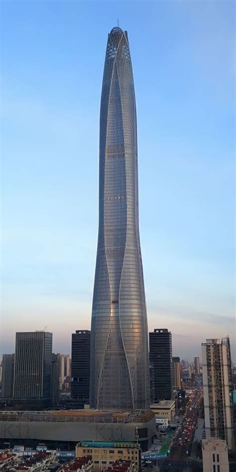 TIANJIN TOWER ( tianjin CTF finance centre ) | Skyscraper architecture, Skyscraper, Tianjin