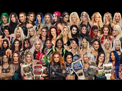 WWE 2k21 Women's Roster | Wwe, Roster, Women