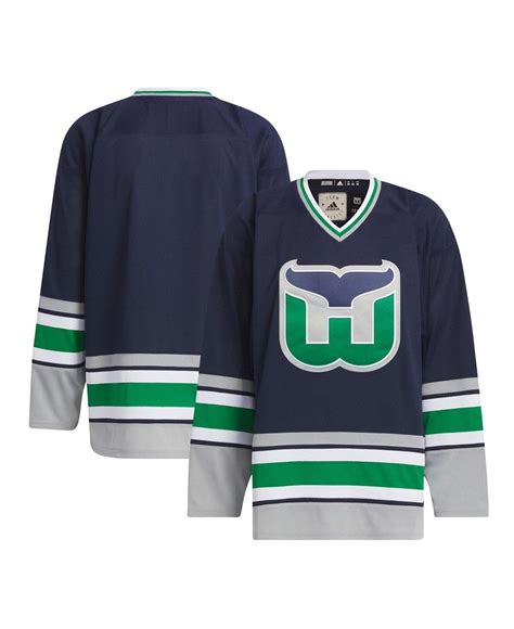 adidas Navy Hartford Whalers Team Classic Jersey in Blue for Men | Lyst