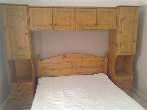 Overbed fitment Bedside unit and overbed storage cupboards drawers Wooden. | in Southport ...