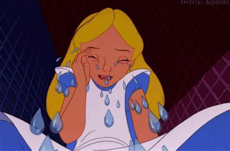 Alice crying gif #rabbithouses | Alice in wonderland, Disney alice ...