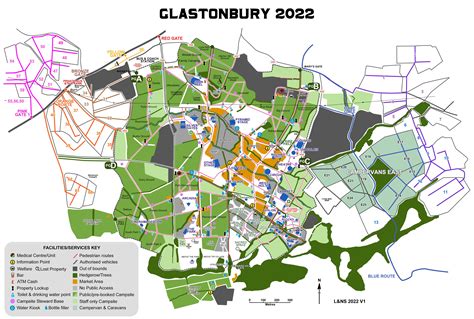 Glastonbury map for 2022 : r/glastonbury_festival