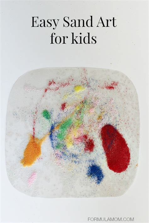 Easy Sand Art for Kids #crafts #keepkidsbusy