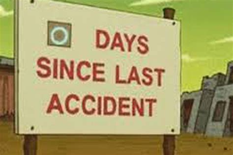 Days Without Accident Meme - Captions Trendy