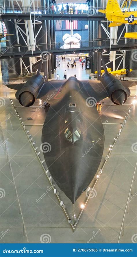 Lockheed SR-71 Blackbird at Smithsonian Air Space Museum Editorial ...