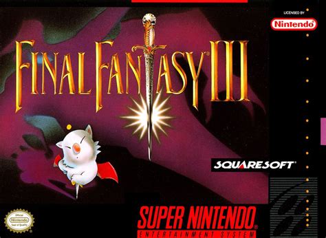 Final Fantasy III 3 SNES Super Nintendo