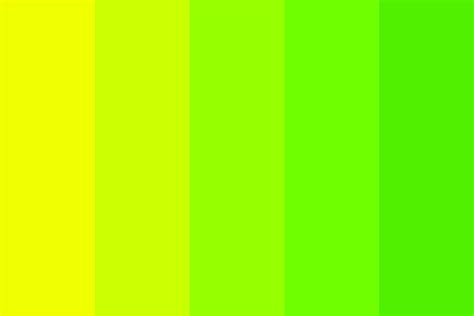 nice yellow green mix Color Palette