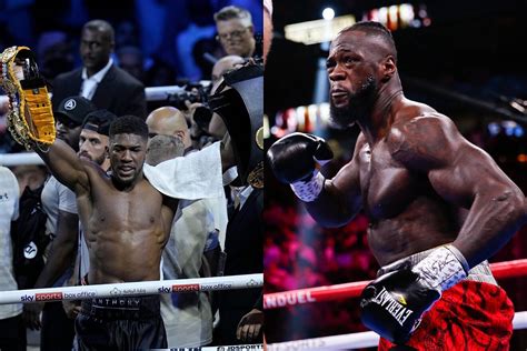 Boxing: Anthony Joshua confirms Deontay Wilder as his next opponent ...