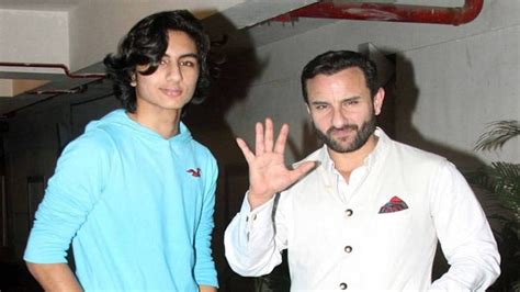 SEE PICS: Saif Ali Khan rings in his 46th birthday with son Ibrahim ...