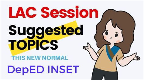 SUGGESTED LAC SESSION TOPICS 2022|School-Based|DEPED INSET - YouTube