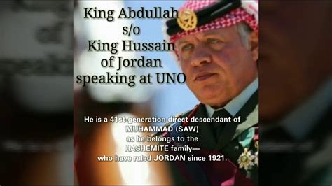 King Abdullah of Jordan speech in UNO - YouTube