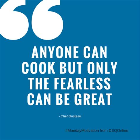 "Anyone can cook but only the fearless can be great" - Chef Gusteau. | Commercial restaurant ...