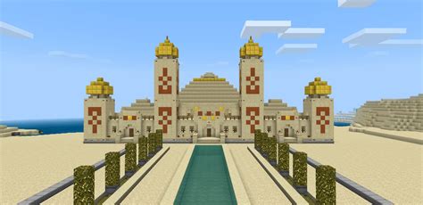 i turned a desert temple into an arabian palace : Minecraft