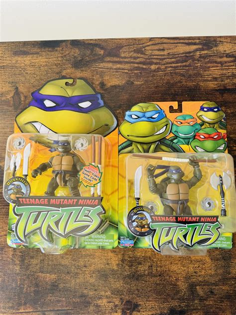 2003 TMNT Figures Next to the New 2023 'Retro' Reissues : r/TMNT