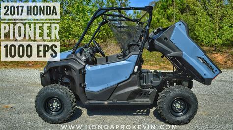 2017 Honda Pioneer 1000 EPS Review of Specs & Features / UTV Walk ...