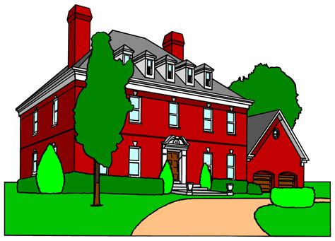 Clipart Cartoon House - Clip Art of Houses, Cottages & Homes - Architectural Clip ... : We did ...