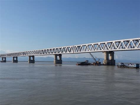 ‘Engineering masterpiece’ Bogibeel Bridge opens | News | Railway ...