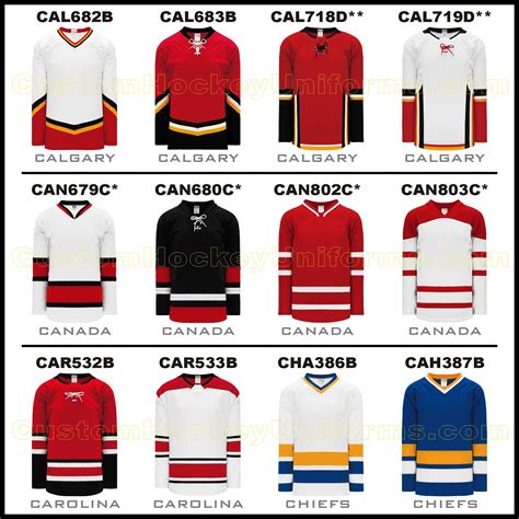 H550 Custom NHL & College Hockey Jerseys – CustomHockeyUniforms.com