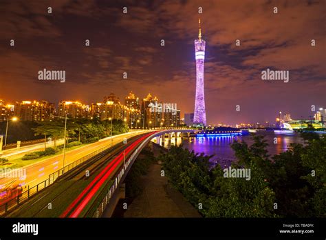 Night View of Guangzhou City Stock Photo - Alamy