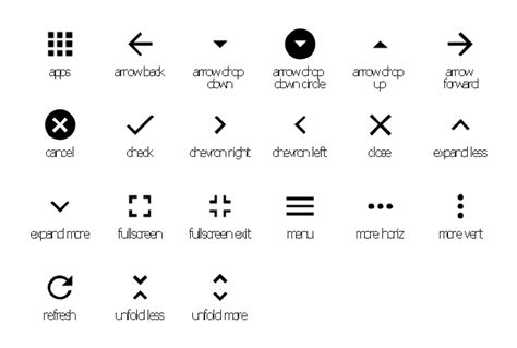 | Design elements - Android system icons (navigation) | Design elements - Android system icons ...