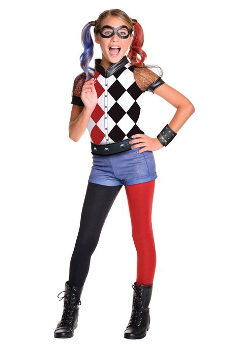 DC Superhero Girls Deluxe Harley Quinn Costume