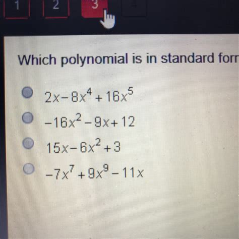 The Best How To Write A Polynomial In Standard Form From A Graph References