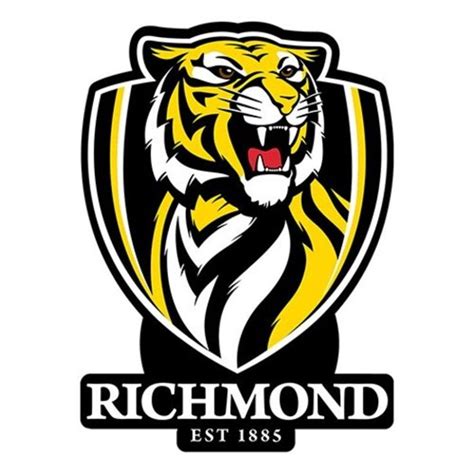 Richmond Tigers AFL LOGO Car School Books Sticker Decal | Richmond ...