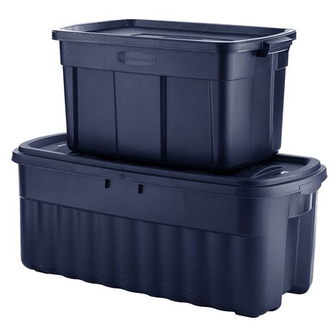 Rubbermaid Roughneck 50 Gallon Rugged Stackable Storage Tote Container (4 Pack) | eBay