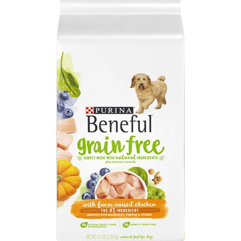 Purina Beneful Grain Free, Natural Dry Dog Food, Grain Free With Real ...