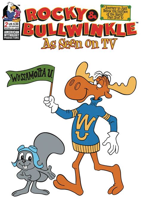 Rocky and Bullwinkle | Comic book covers, Cartoons comics, Rocky