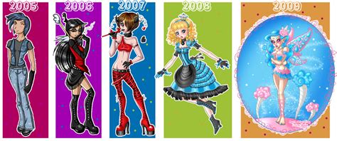 Art Progression from 05-09 by Annortha on DeviantArt