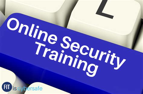 Key with words Online Security Training - FIT Information Technology