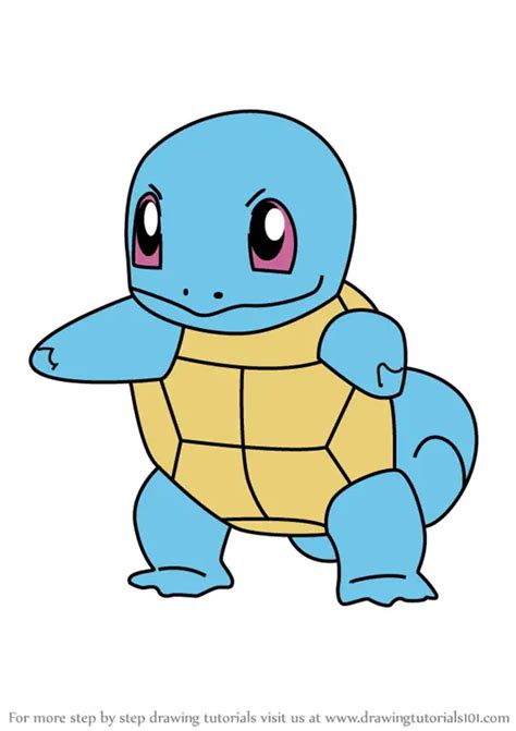 Learn How to Draw Squirtle from Pokemon GO (Pokemon GO) Step by Step ...