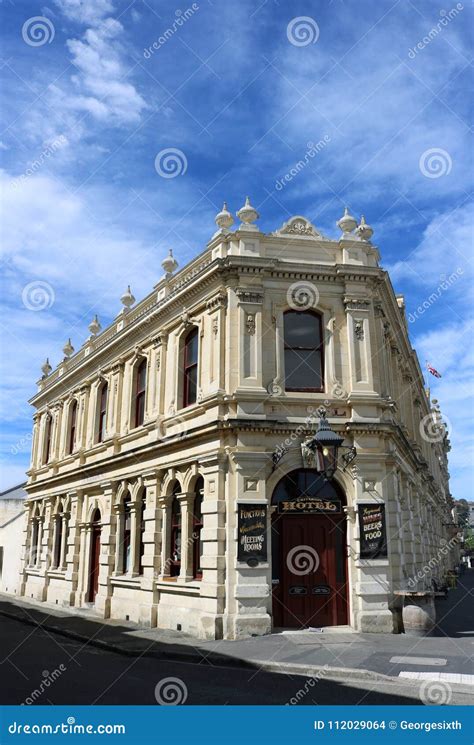 Criterion Hotel, Oamaru Victorian Heritage Precinct Editorial Stock ...