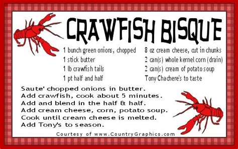 Cajun Crawfish Bisque - Country Graphics™