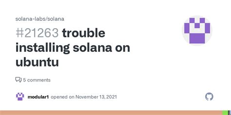 trouble installing solana on ubuntu · Issue #21263 · solana-labs/solana · GitHub